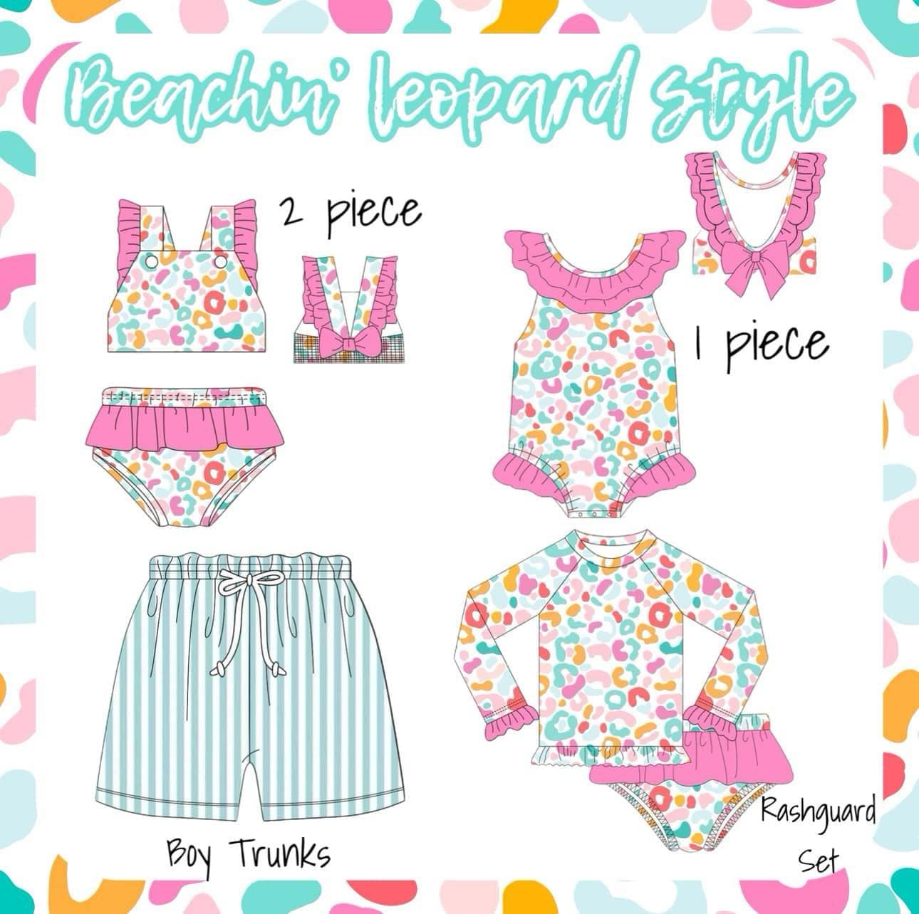 READY TO SHIP - BEACHIN’ LEOPARD STYLE