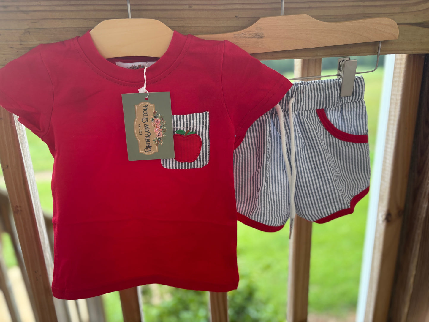 READY TO SHIP | TEACHERS PET SEERSUCKER AND RIC RAC