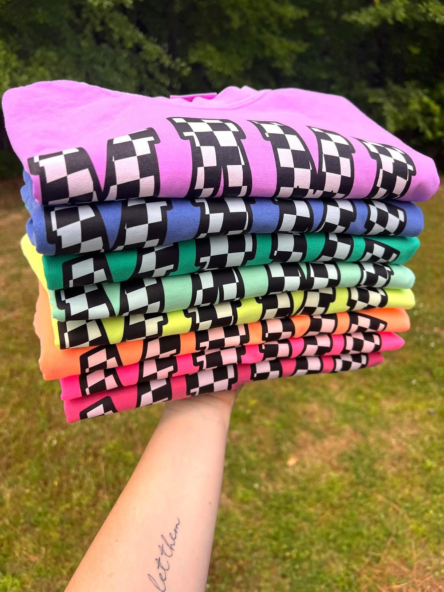 READY TO SHIP - MAMA CHECKERED SHIRT