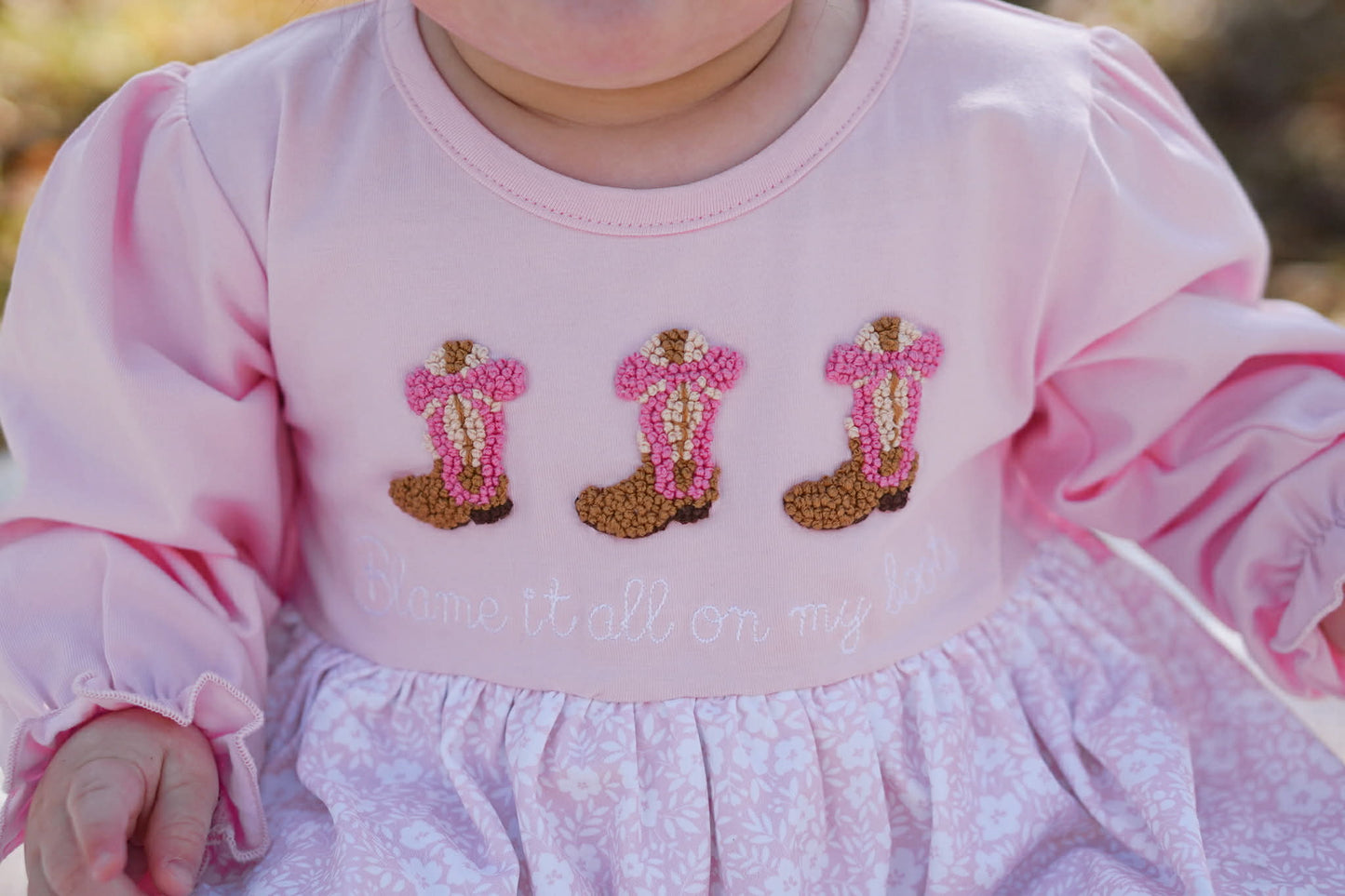 READY TO SHIP | BLAME IT ALL ON MY BOOTS BLOOMER SET
