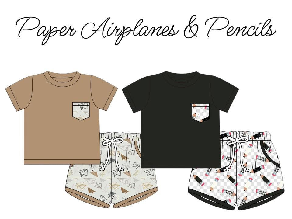 READY TO SHIP | PAPER AIRPLANES & PENCILS