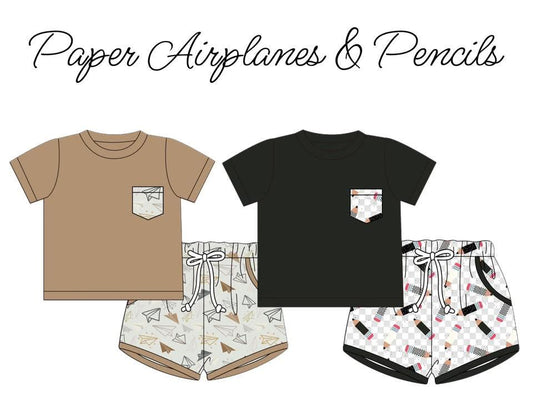 READY TO SHIP | PAPER AIRPLANES & PENCILS
