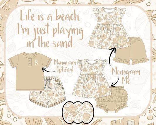 READY TO SHIP - LIFE IS A BEACH IM JUST PLAYING IN THE SAND