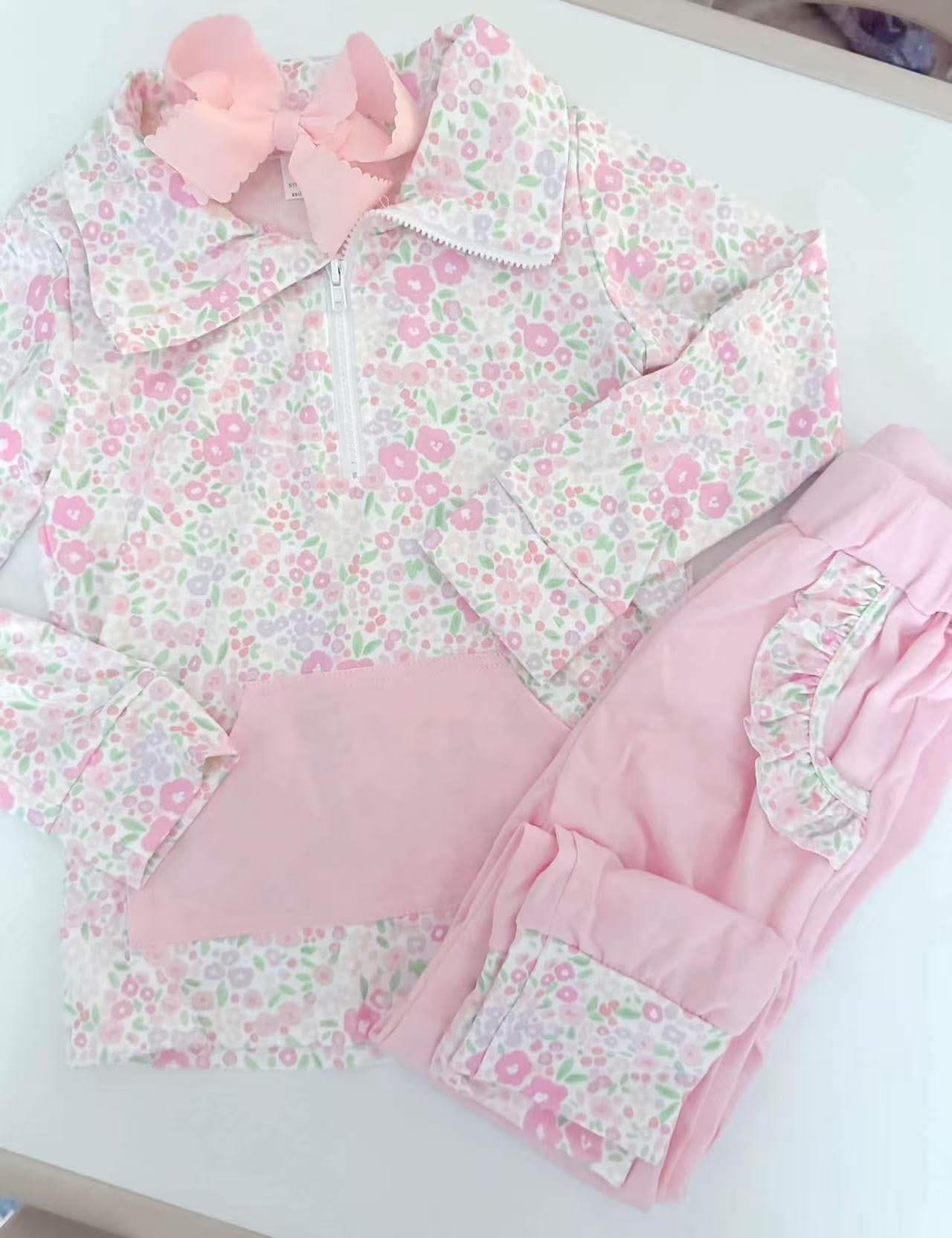 PREORDER| FLORAL JOGGER SET round 2