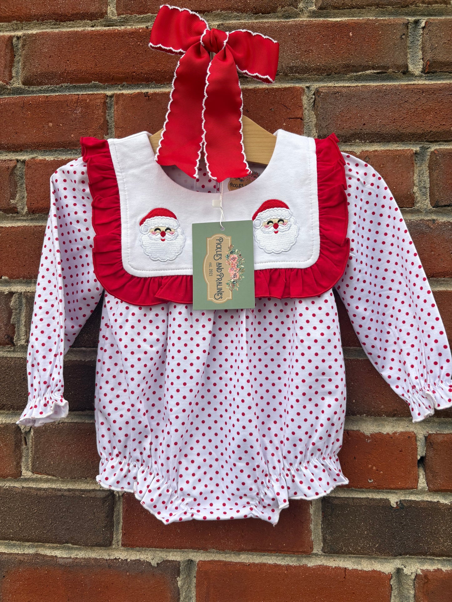 READY TO SHIP | HERE COMES SANTA CLAUS BUBBLE ONLY