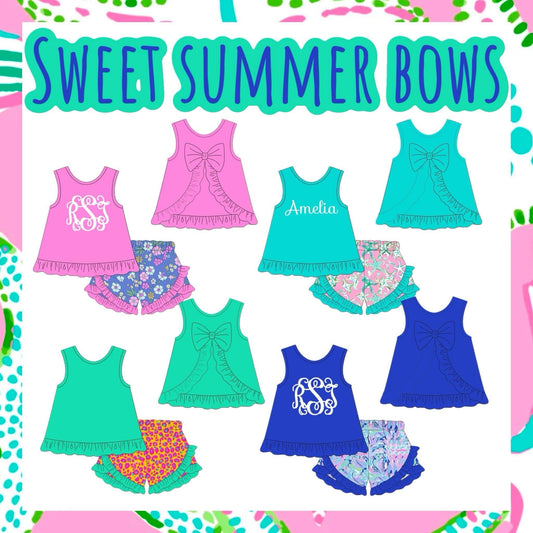READY TO SHIP - SWEET SUMMER BOWS