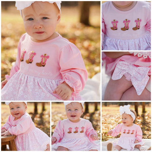 READY TO SHIP | BLAME IT ALL ON MY BOOTS BLOOMER SET