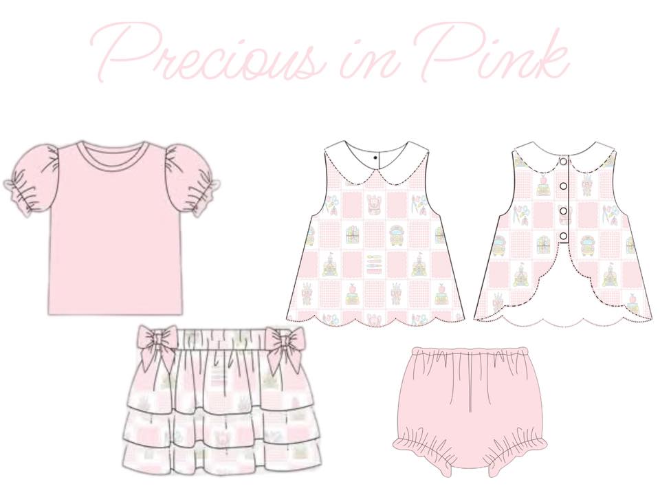 READY TO SHIP | PRECIOUS IN PINK GIRLS SCHOOL SETS