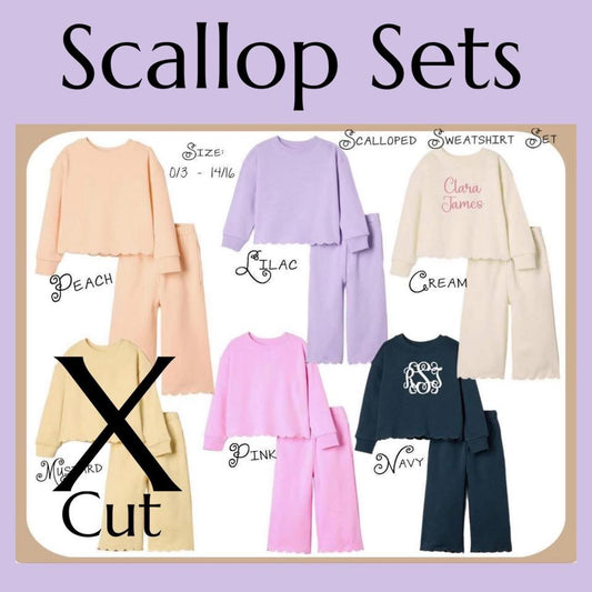READY TO SHIP | SCALLOP SETS