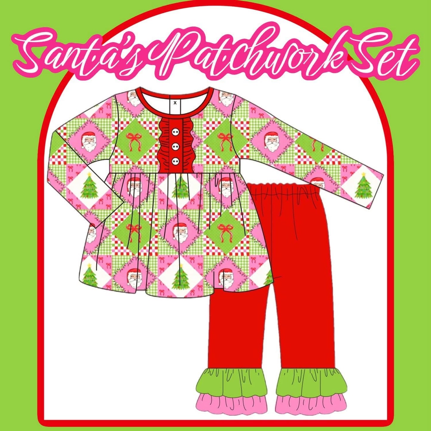PREORDER | SANTA'S PATCHWORK SET