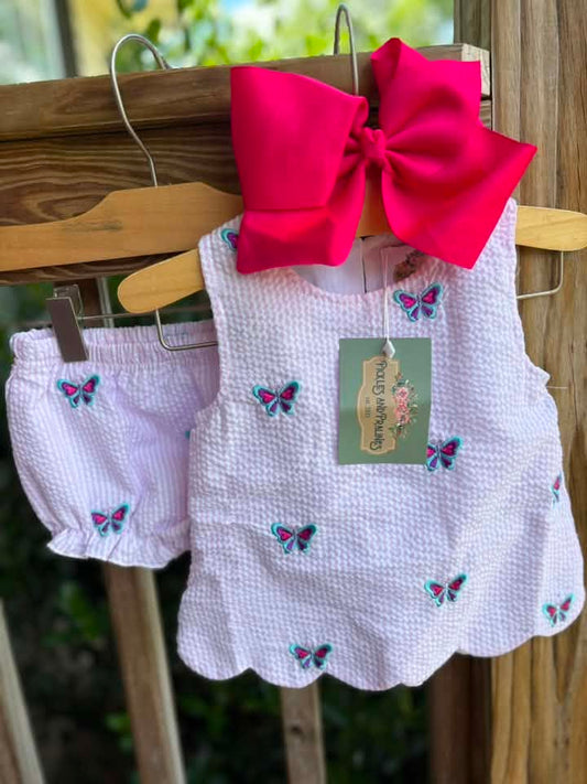 READY TO SHIP | BUTTERFLIES & SEERSUCKER