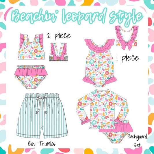READY TO SHIP - BEACHIN’ LEOPARD STYLE