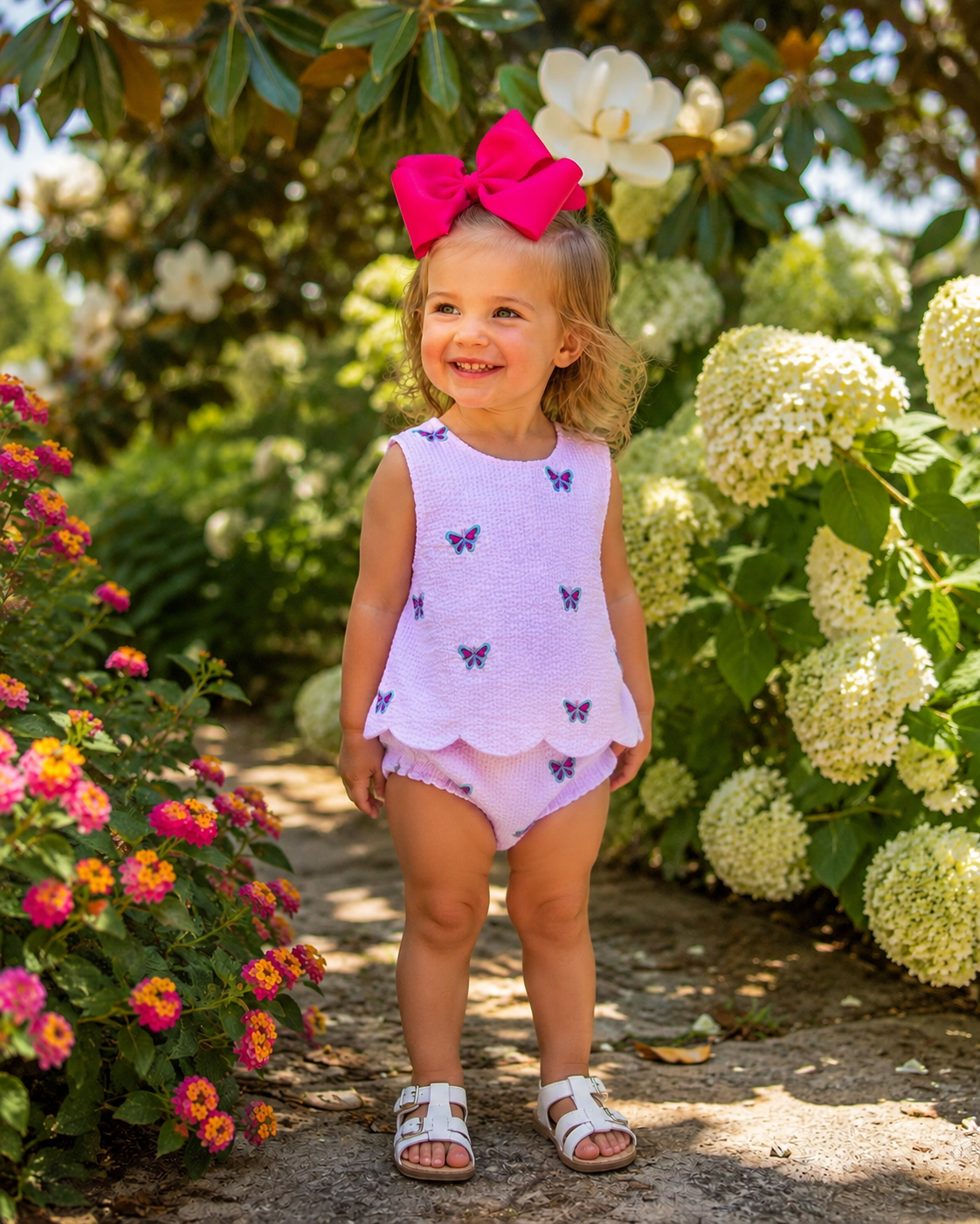 READY TO SHIP | BUTTERFLIES & SEERSUCKER