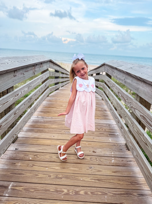 READY TO SHIP - SANDY TOES AND SALTY KISSES (DRESS)