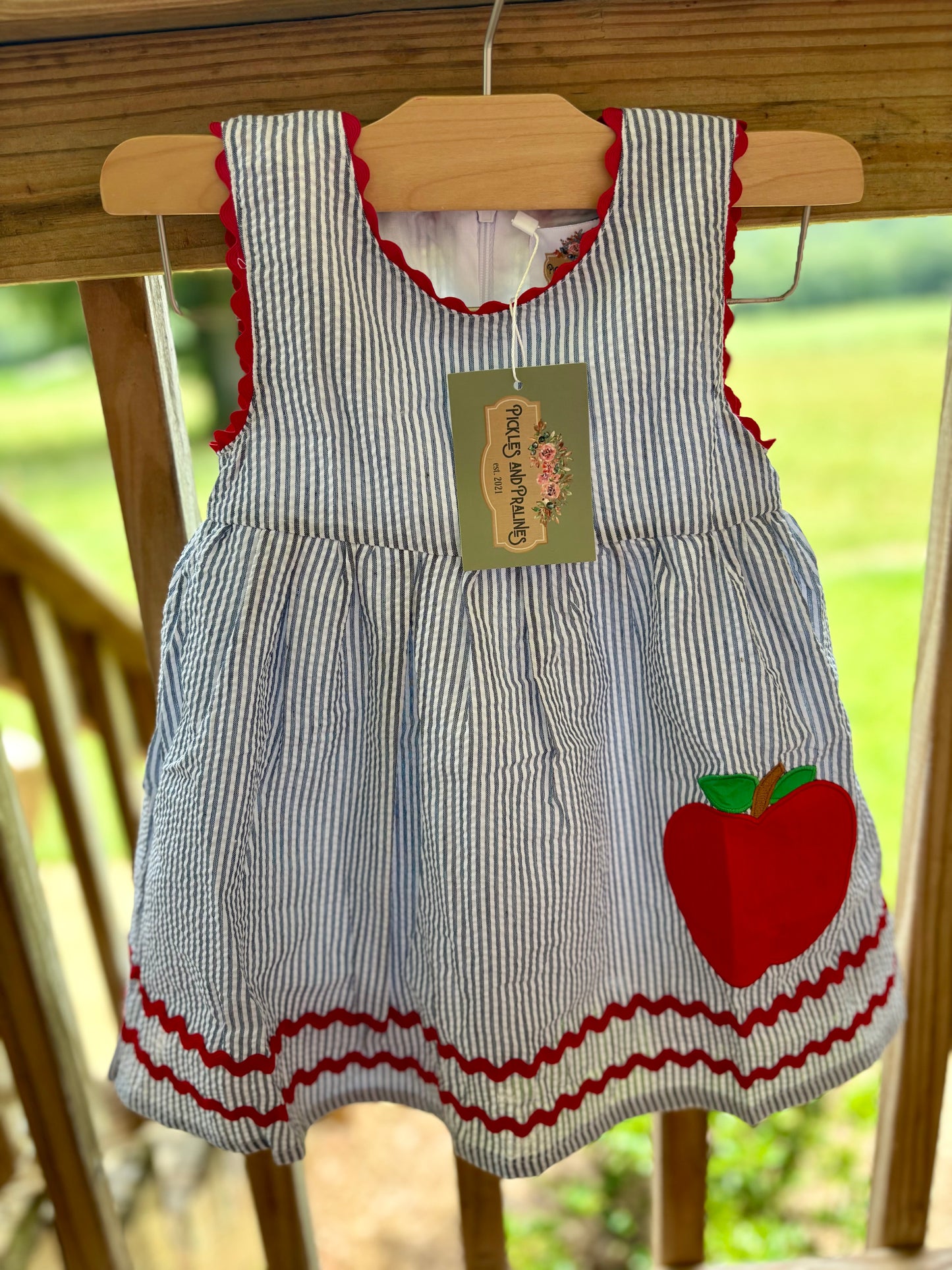 READY TO SHIP | TEACHERS PET SEERSUCKER AND RIC RAC