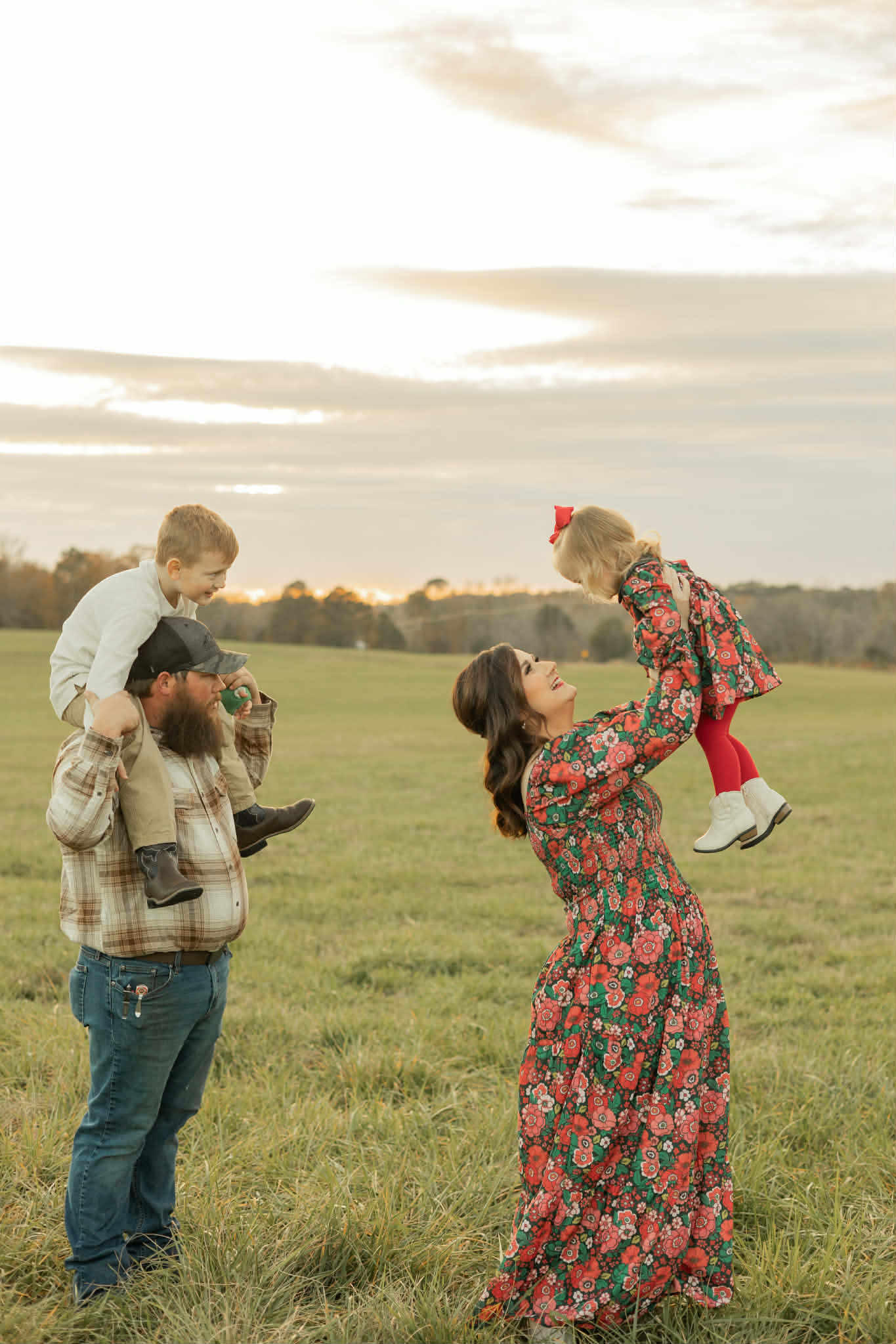 READY TO SHIP | CHRISTMAS IN THE SOUTH MAXI DRESS (ADULTS)